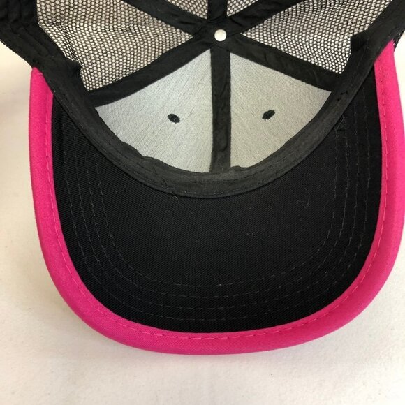 NWOT Canadian Brewhouse Black & Pink Snapback Ball Cap OS - Picture 7 of 7